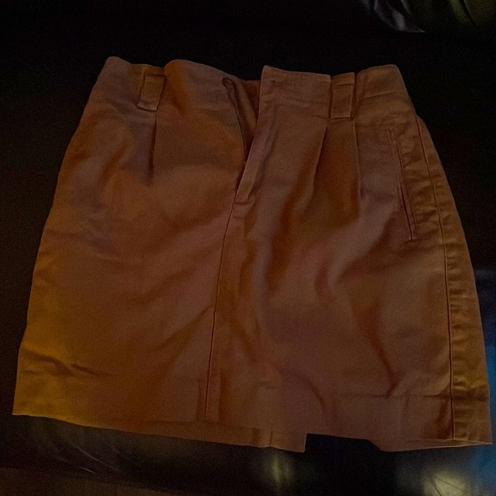 Brown mini skirt size 8p